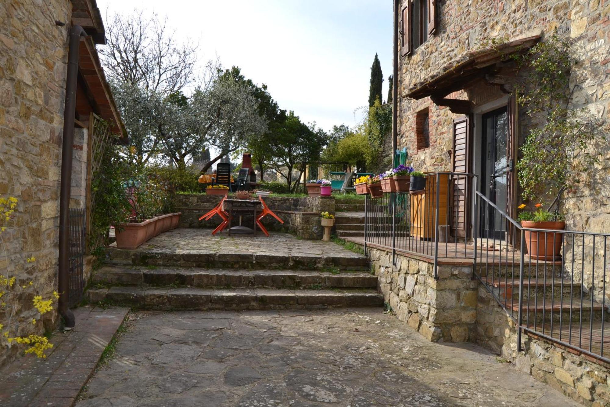 דירות פאנזאנו Agriturismo Podere La Casa מראה חיצוני תמונה