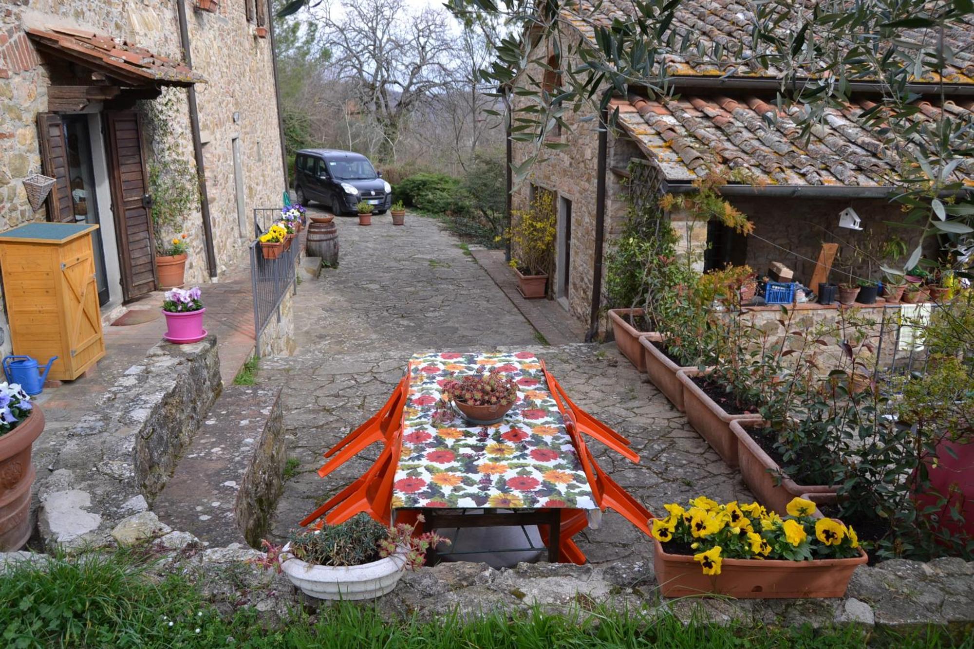 דירות פאנזאנו Agriturismo Podere La Casa מראה חיצוני תמונה